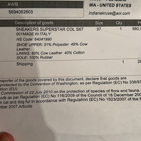 ⭐️Authentic Golden Goose Leopard super stars - Picture 9 of 9